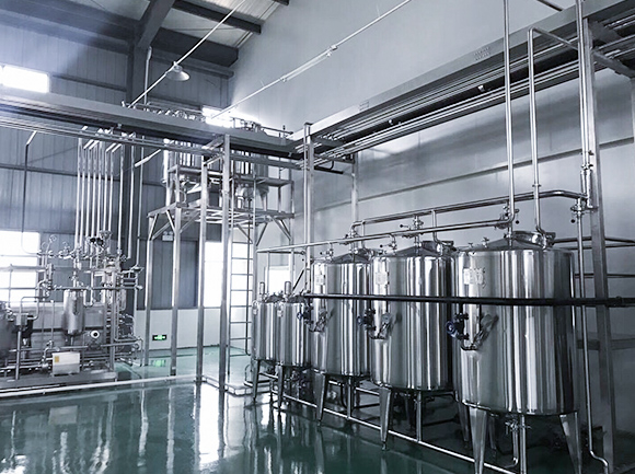 Схема установки оборудования системы CIP